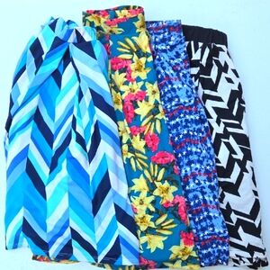 Lot of 4 LuLaRoe Madison skirts w/pockets .